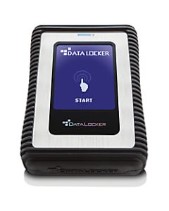 DataLocker DL3 256GB External Hard Drive, 8MB Cache, USB 3.0, Black/Blue/Silver