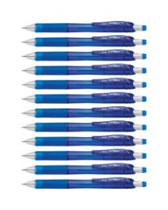 Pentel EnerGize-X Mechanical Pencil - HB Lead - 0.7 mm Lead Diameter - Refillable - Transparent Blue Plastic Barrel - 1 Dozen