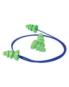 Comets Reusable Earplugs, TPE, Bright Green, Uncorded