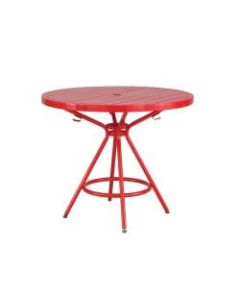 Safco CoGo Outdoor/Indoor Round Table, 30in Diameter, Red