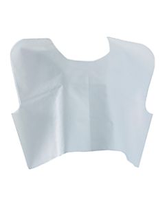 Medline Disposable Patient Capes, 30in x 21in, Blue, Pack Of 100