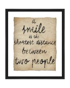PTM Images Framed Wall Art, Smile II, 25 1/2inH x 21 1/2inW