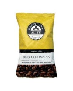Executive Suite Coffee Single-Serve Coffee Packets, 100% Colombian, Carton Of 42