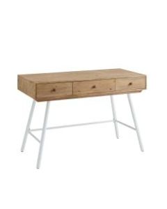 Linon Darcy 44inW Desk, Natural/White