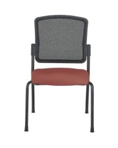 WorkPro Spectrum Series Stacking Guest Chair with Antimicrobial Protection, Armless, Cordovan, Set Of 2 Chairs