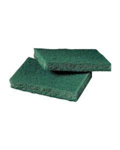 3M Niagara General Purpose Scrubbing Pads, 9650N, 3in x 4 1/2in, Green, 40 Pads Per Box, Case Of 2 Boxes