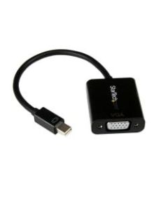 StarTech.com Mini DisplayPort 1.2 to VGA Adapter Converter - Mini DP to VGA - 1920x1200 - 7.10in Mini DisplayPort/VGA Video Cable for Video Device, Monitor, Projector, Ultrabook, MacBook, Notebook - First End: 1 x Mini DisplayPort Male Digital Video