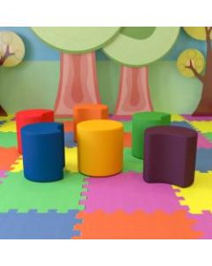 Flash Furniture Soft Seating Collaborative Flower Set, Assorted Colors