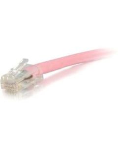 C2G-14ft Cat5e Non-Booted Unshielded (UTP) Network Patch Cable - Pink - Category 5e for Network Device - RJ-45 Male - RJ-45 Male - 14ft - Pink