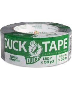 Duck Brand Basic-strength Utility Tape With Cotton Backing, 1.88in x 55 Yd., Gray
