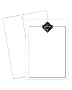 Great Papers! Graduation Invitation Kit, 5 1/2in x 7 3/4in, Grad Hat, Black/White, Pack Of 20