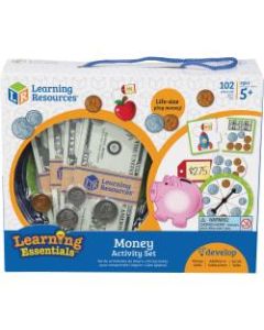 Learning Resources Money Activity Set - Theme/Subject: Learning - Skill Learning: Visual, Money, Addition, Subtraction, Making Change, Equivalence, Counting, Fine Motor, Problem Solving, Tactile Discrimination, Self-help - 4 Year & Up - Multi
