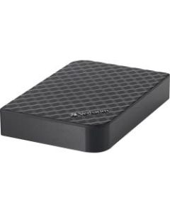 Verbatim Store "n Save 4TB Hard Drive For Desktops, USB 3.0, Diamond Black