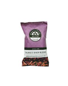 Executive Suite Coffee Single-Serve Coffee Packets, Donut Shop Regular Blend, Carton Of 42