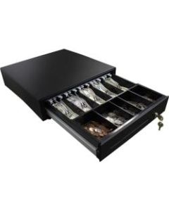 Adesso 16in POS Cash Drawer With Removable Cash Tray - 5 Bill - 8 Coin - 1 Media Slot - 3 Lock PositionSerial Port, - Steel - 3.9in Height x 16in Width x 16in Depth