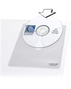 Self-Adhesive CD Holder, 5 1/3 x 5 2/3, 10/PK