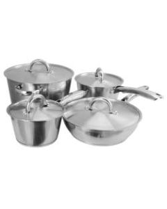Oster Cookware Set, Warwick 8-Piece, Silver