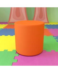 Flash Furniture Soft Seating Collaborative Circle, Orange
