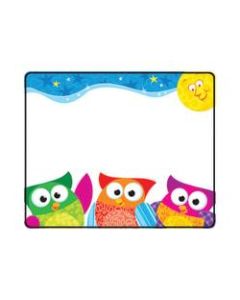 TREND Name Tags, 3in x 2 1/2in, Owl-Stars!, 36 Tags Per Pack, Set Of 6 Packs