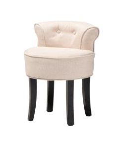 Baxton Studio 9516 Cerise Accent Chair, Beige