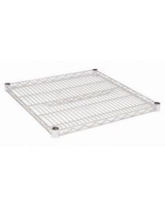 Focus Foodservice Chrome-Plated Wire Shelf, 2inH x 24inW x 24inD