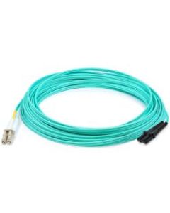AddOn 5m MT-RJ (Male) to SC (Male) Aqua OM3 Duplex Fiber OFNR (Riser-Rated) Patch Cable - 100% compatible and guaranteed to work