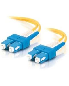 C2G-5m SC-SC 9/125 OS1 Duplex Singlemode Fiber Optic Cable (TAA Compliant) - Yellow - 5m SC-SC 9/125 Duplex Single Mode OS2 Fiber Cable TAA - Yellow - 16ft