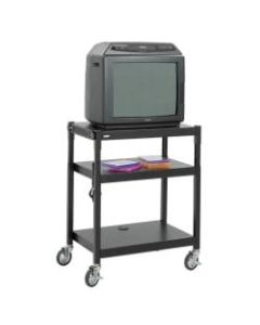 Safco 36in-Tall Height-Adjustable Audio/Visual Cart