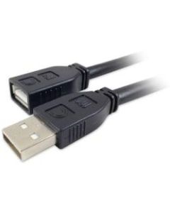 Comprehensive Pro AV/IT Active Plenum USB A Male to A Female Cable 50ft - 50 ft USB Data Transfer Cable for Webcam, Whiteboard, Printer - First End: 1 x Type A Male USB - Second End: 1 x Type A USB - 480 Mbit/s - Extension Cable - Shielding - 24/22 AWG