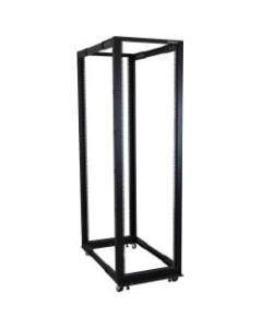 StarTech.com 42U Adjustable Depth Open Frame 4 Post Server Rack Cabinet - Flat Pack w/ Casters, Levelers and Cable Management Hooks - Store your servers, network and telecommunications equipment in this adjustable 42U rack - Compatible with HP KVM IP