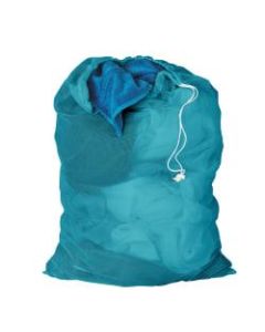 Honey-Can-Do Mesh Laundry Bags, Ocean Blue, Pack Of 2