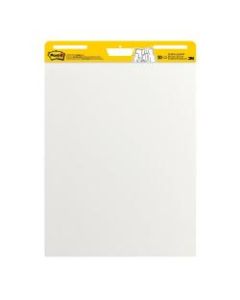 Post-it Super Sticky Easel Pad, 25in x 30in, White, Pad Of 30 Sheets