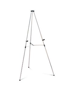 Quartet Aluminum Lightweight Telescoping Display Easel, Silver