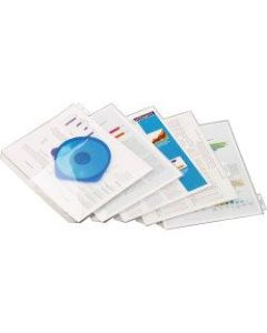 Cardinal Poly Ring Binder Pockets - 11.3in Height x 0.2in Width x 9.5in Length - 40 x Sheet Capacity - For Letter 9in x 11in Sheet - Ring Binder - Rectangular - Clear - Polypropylene - 1 / Pack