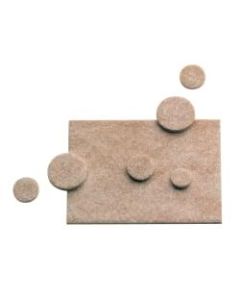 Master Caster Scratch Guard Self-Adhesive Felt Pads, Combo Pack, Pack Of 25