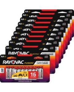 Rayovac Fusion Alkaline AA Batteries - For Multipurpose - AA - 160 / Carton