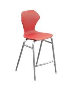 Marco Group Apex Apex Series Adjustable Stool, Red/Chrome