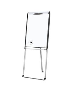 MasterVision Series Dry-Erase Whiteboard Magnetic Easel With Footbar, 29in x 41in, Metal Frame With Black Finish