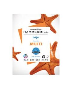 Hammermill Inkjet Paper, Letter Size (8 1/2in x 11in), 24 Lb, Ream Of 500 Sheets