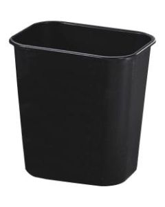 Rubbermaid Commercial Deskside Wastebaskets, 3.25 Gallons, Black, Set Of 12 Wastebaskets