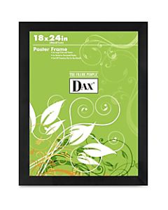 Dax Gallery-Style Poster Frame, 18in x 24in, Black