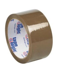 B O X Packaging Natural Rubber Carton Sealing Tape, 3in Core, 2in x 55 Yd., Tan, Case Of 36