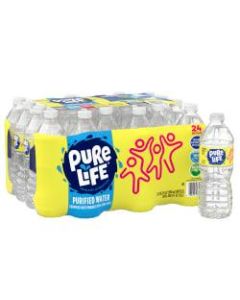 Nestle Pure Life Purified Water, 16.9 Oz, Case of 24 Bottles