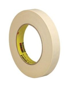 3M 202 Masking Tape, 3in Core, 0.75in x 180ft, Natural, Pack Of 6