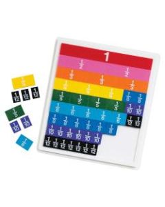 Learning Resource Rainbow Fraction Tiles, Set Of 51