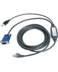 Vertiv Avocent CAT5 Integrated Access USB Cable - 7ft (USBIAC2-7) - 7ft USB Cable, RJ-45, HD-15, Four-pin USB Type A