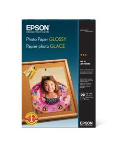 Epson Glossy Photo Paper, 13in x 19in, Pack Of 20 Sheets