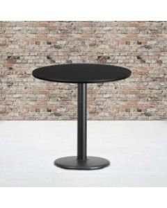 Flash Furniture Round Hospitality Table, 31-1/8inH x 30inW x 30inD, Black