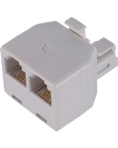 GE 76191 (White) Duplex In-Wall Adapter