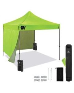 Ergodyne SHAX 6051 Heavy-Duty Pop-Up Tent Kit, 10ft x 10ft, Lime